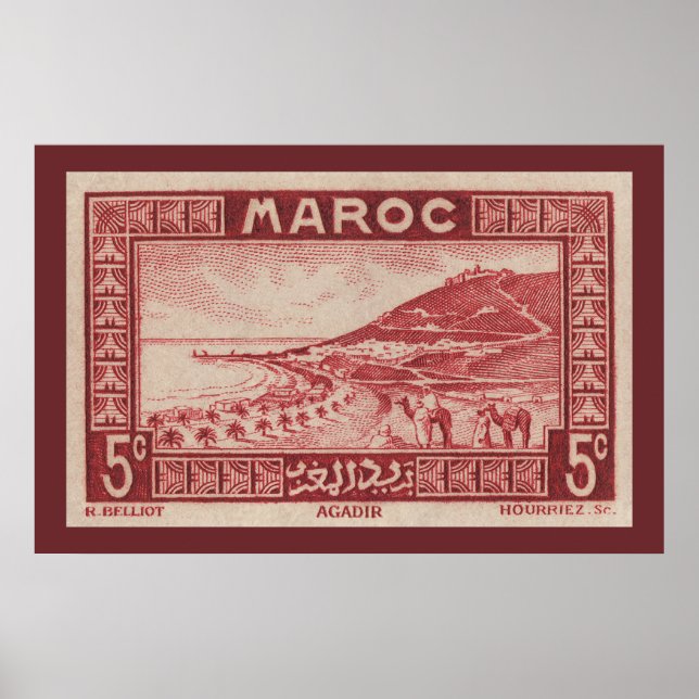 Agadir, Maroc - Poster (Devant)