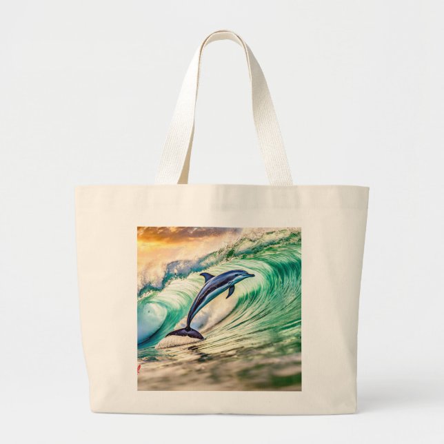 Against The Curl Design by Rich AMeN Gil Large Tote Bag (Front)