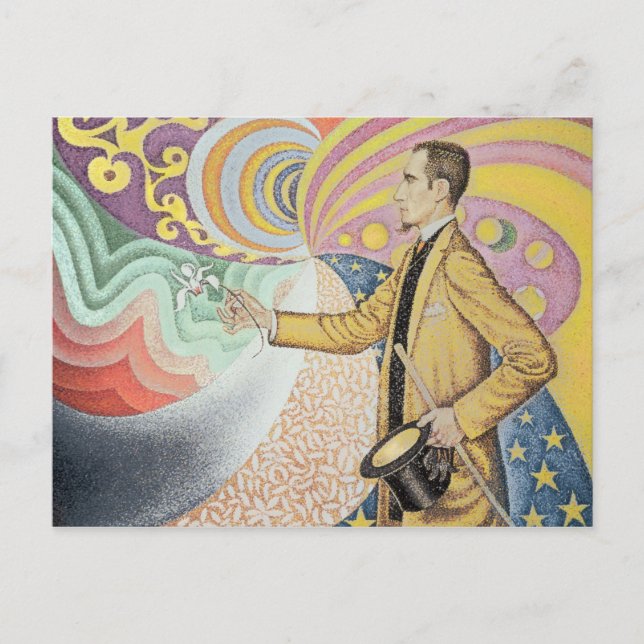 Against the Enamel of a Background Rhythmic Postcard (Front)