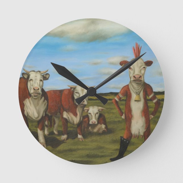 Against The Herd Round Clock (Front)