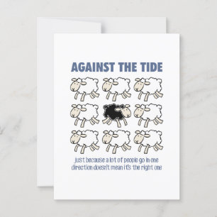 Against the Tide Postcard