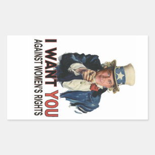 Against Women's Rights Sticker