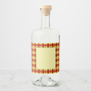 Agalia Liquor Bottle Label