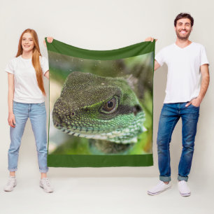 Agama, lizard fleece blanket