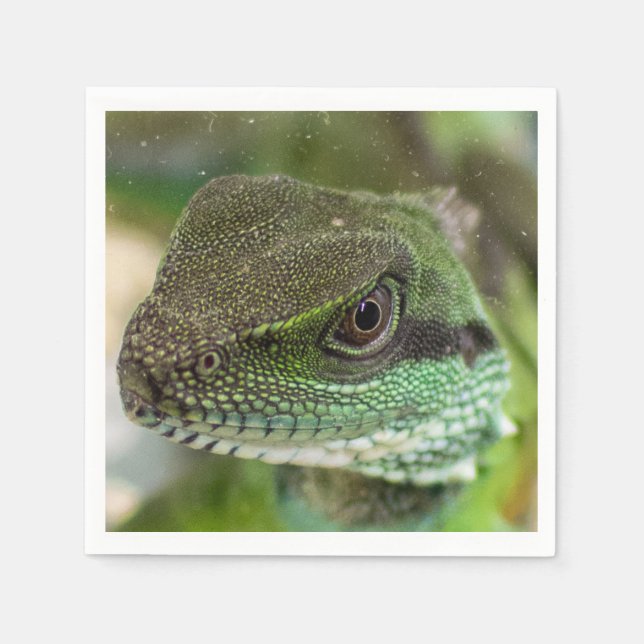 Agama, lizard napkin (Front)