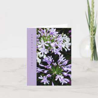 Agapanthus Bloom Card