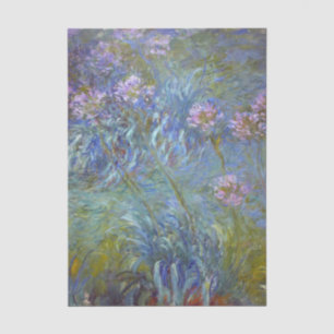 Agapanthus by Claude Monet Tissue Paper