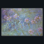 Agapanthus by Claude Monet Tissue Paper<br><div class="desc">Claude Monet - Masters of Art Series</div>
