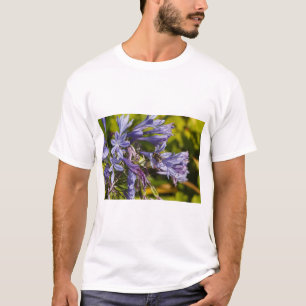 Agapanthus flower and bee T-Shirt