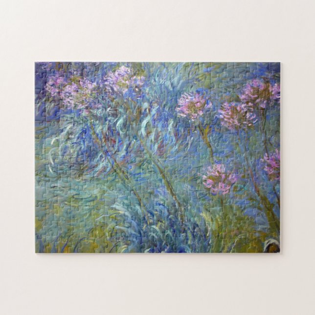 Agapanthus, Monet Jigsaw Puzzle (Horizontal)