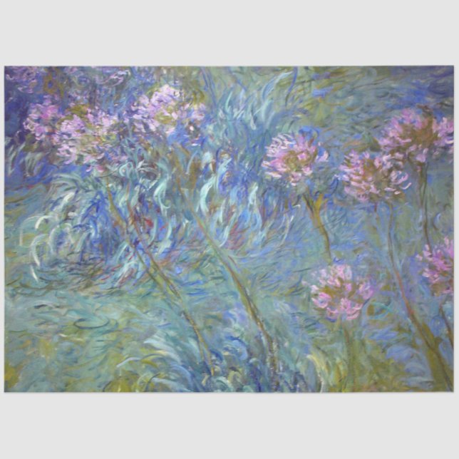Agapanthus, Monet Tissue Paper (Front)