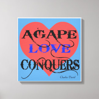 Agape Canvas Print