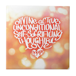 Agape Love Tile