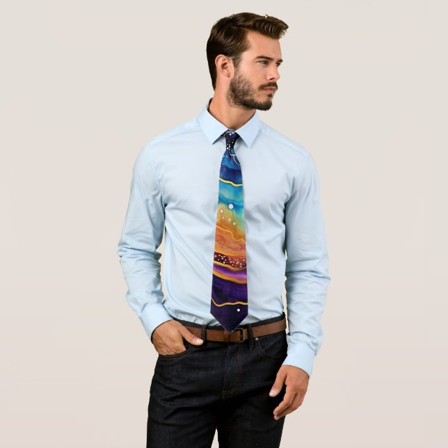 Agate Art Cravate (En situation)