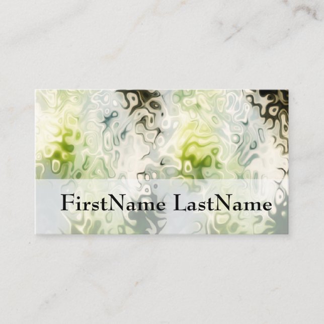 Agate Art Custom Indestructible Business Cards (Front)