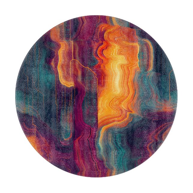 Agate Art Cutting Board (Front)
