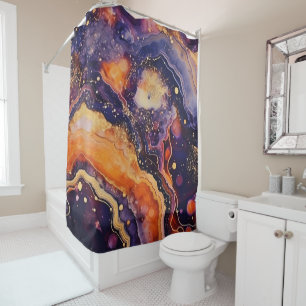 Agate Art Shower Curtain