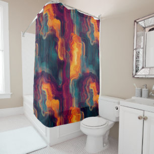 Agate Art Shower Curtain
