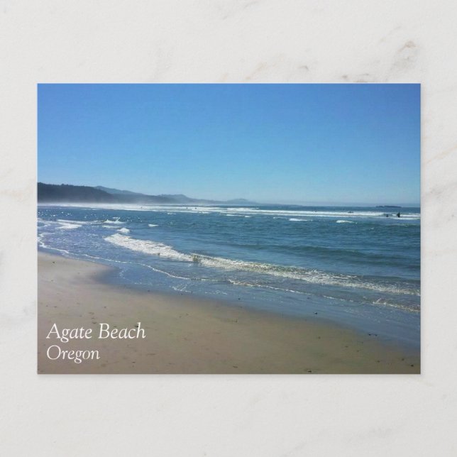 Agate Beach, Oregon Postcard (Front)