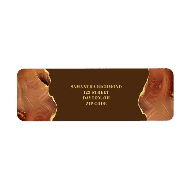 Agate Brown Or (Devant)