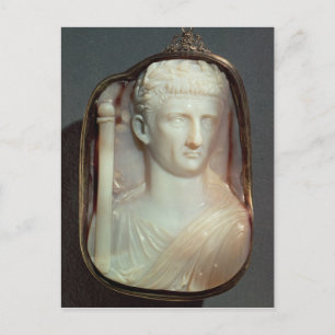 Agate Cameo bearing the portrait of Claudius Postcard