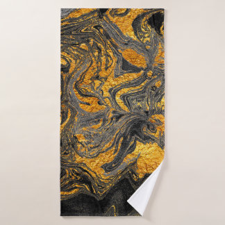 Agate Crystal. Suminagashi moderne futuriste. Swir