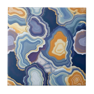 Agate Geode Endless Pattern Tile