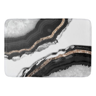 Agate Glitter Glam #2 #gem Bath Mat