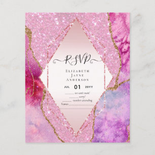 AGATE GLITTER RSVP Budget Flyer