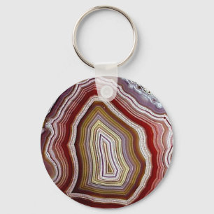 Agate Keychain