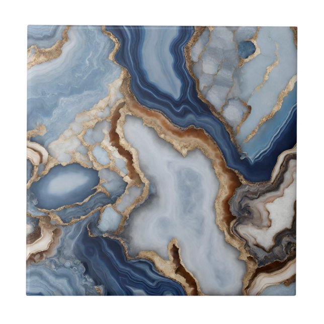 Agate Marble Ceramic Tile (Front)
