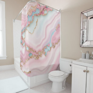Agate Marble Modern Blue Pink Gold Collection