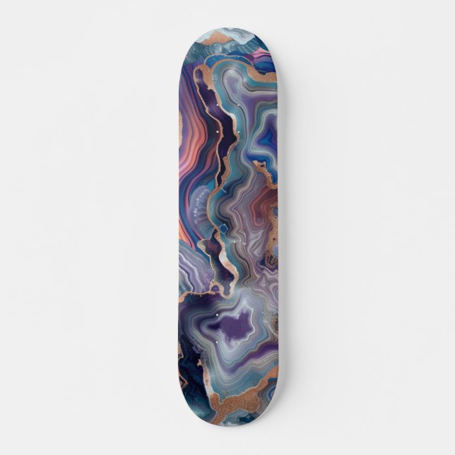 Agate Marble Skateboard (Front)