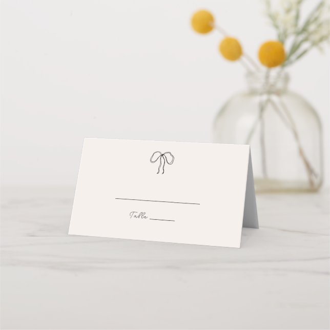 Agate Marble Stone Wedding Place Card (Front)