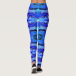 Agate Neon Blue Gold Glitter Marble Leggings<br><div class="desc">Leggings with Agate Neon Blue Gold Glitter Marble Geode Customizable Gift - or Add Your Name / Text - Make Your Special Gift ! Resize and move or remove / add text / elements with Customization tool ! Design by MIGNED ! Please see my other projects / designs and paintings....</div>