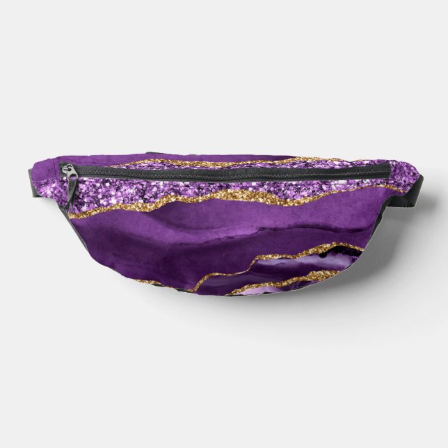 Agate Purple Gold Parties scintillant Marble Fanny (Poser)