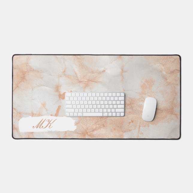Agate rose marbre tourbillon (Clavier et souris)