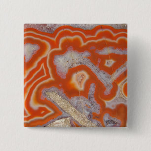 Agate sample 2 inch square button