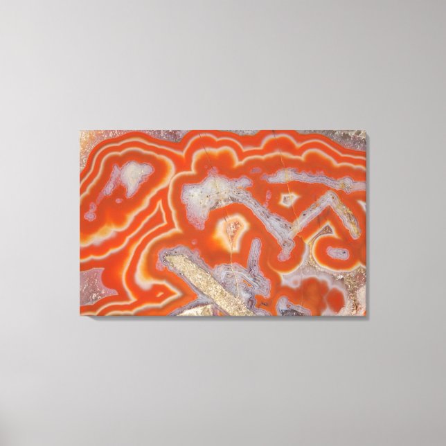 Agate sample canvas print (Front)