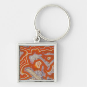 Agate sample keychain