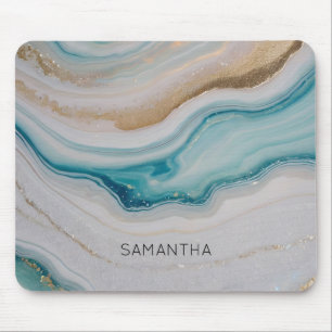 Agate Seascape Mouse Pad