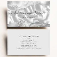 Agate Silk Grey White Luxury