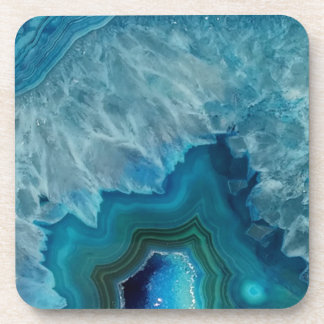 Agate stone Geode druse mineral Coaster