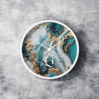 Agate Stone Monogram Teal