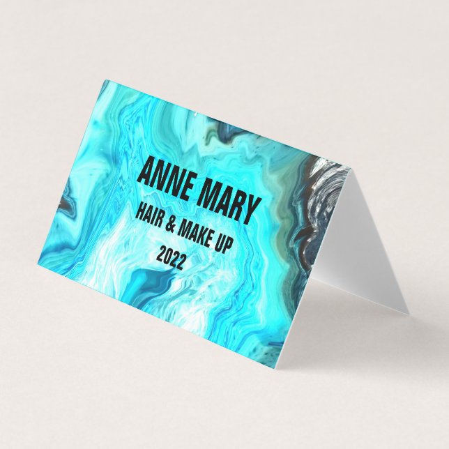 Agate Stone Patterns Abstract Classy Stylish Business Card (Front)