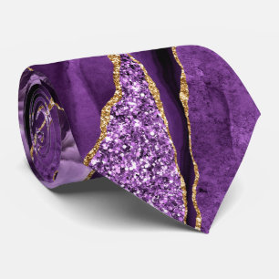 Agate Violet violet or Merble Cravate de pierre