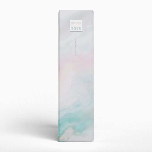 Agate Watercolor Pastels Binder (Spine)