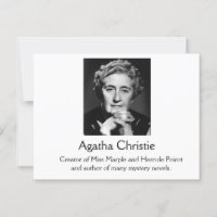 Agatha Christie Postcard