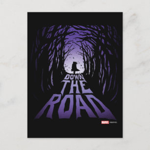 Agatha Down The Road Postcard