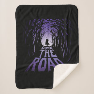 Agatha Down The Road Sherpa Blanket